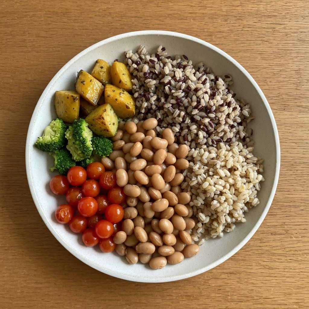 Plato equilibrado mediterráneo