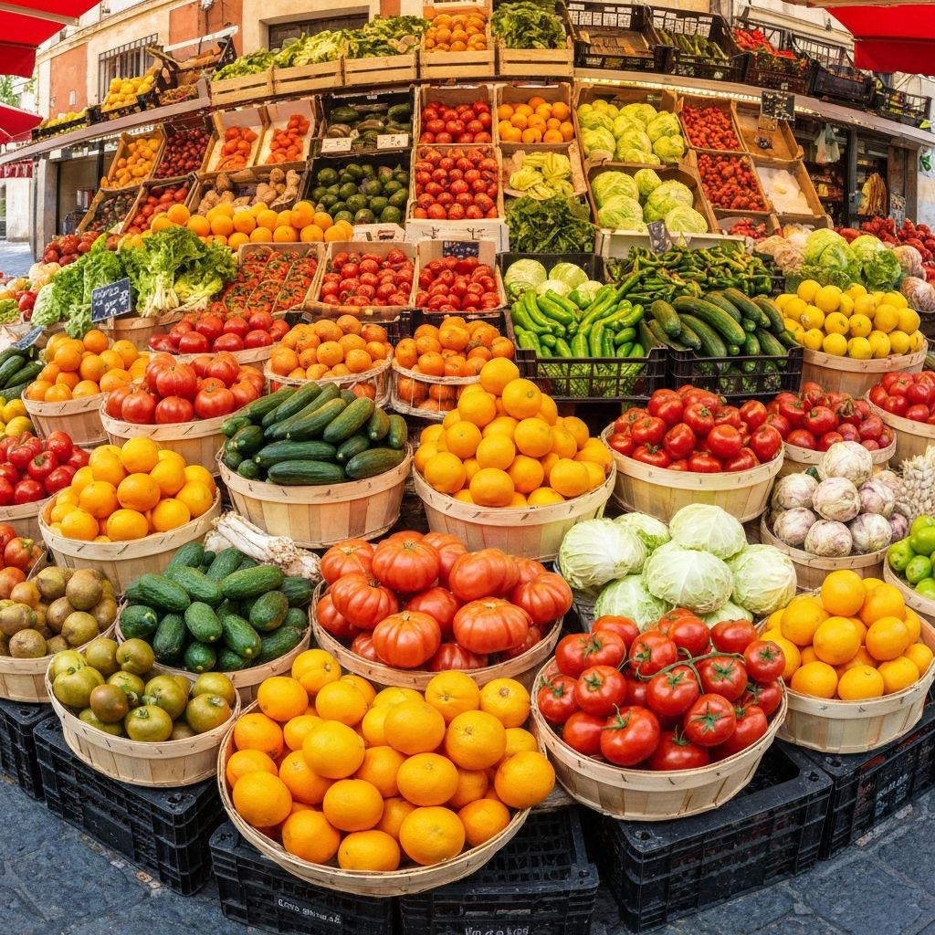 Productos de temporada españoles