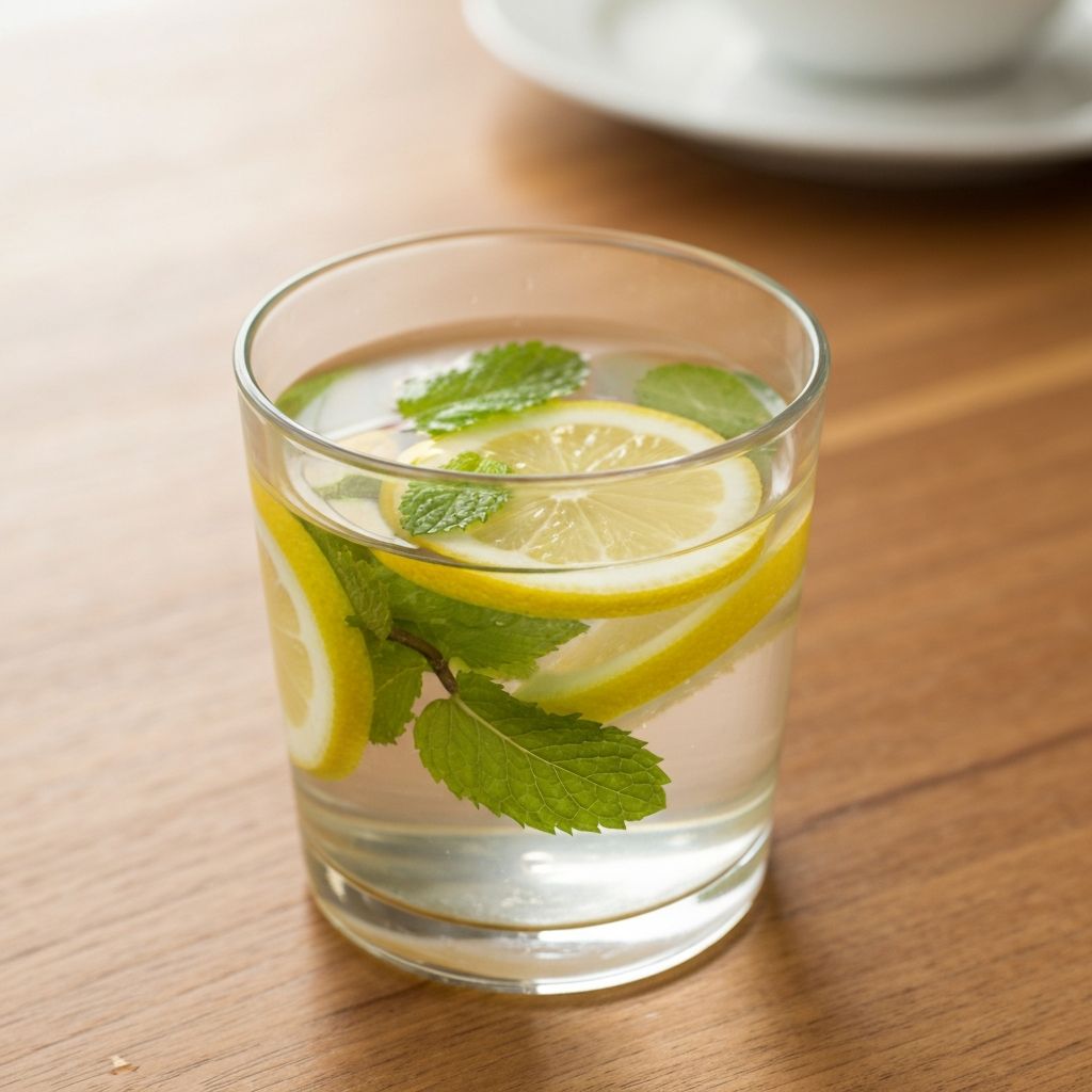 Agua fresca con limón